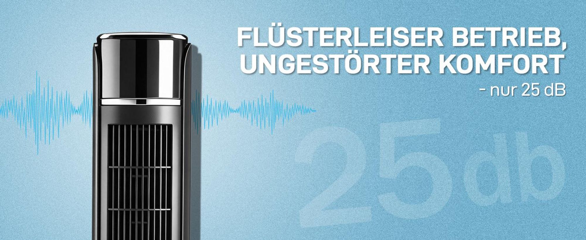 FCH Schlafzimmer-Turmventilator, oszillierender Standventilator für den Innenbereich mit 12-Stunden-Timer, LED-Anzeige und Fernbedienung