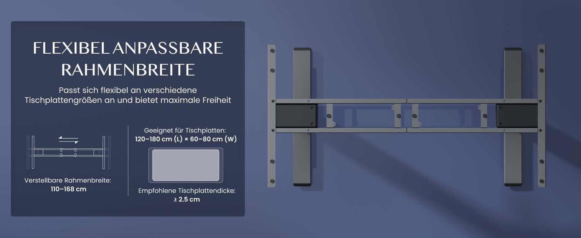 FLEXISPOT E5 Plus Höhenverstellbarer Schreibtisch 160x80cm, Doppelmotor, 25MM EINTEILIGE TISCHPLATTE, USB-Anschluss, 120KG Tragkraft, Ahorn
