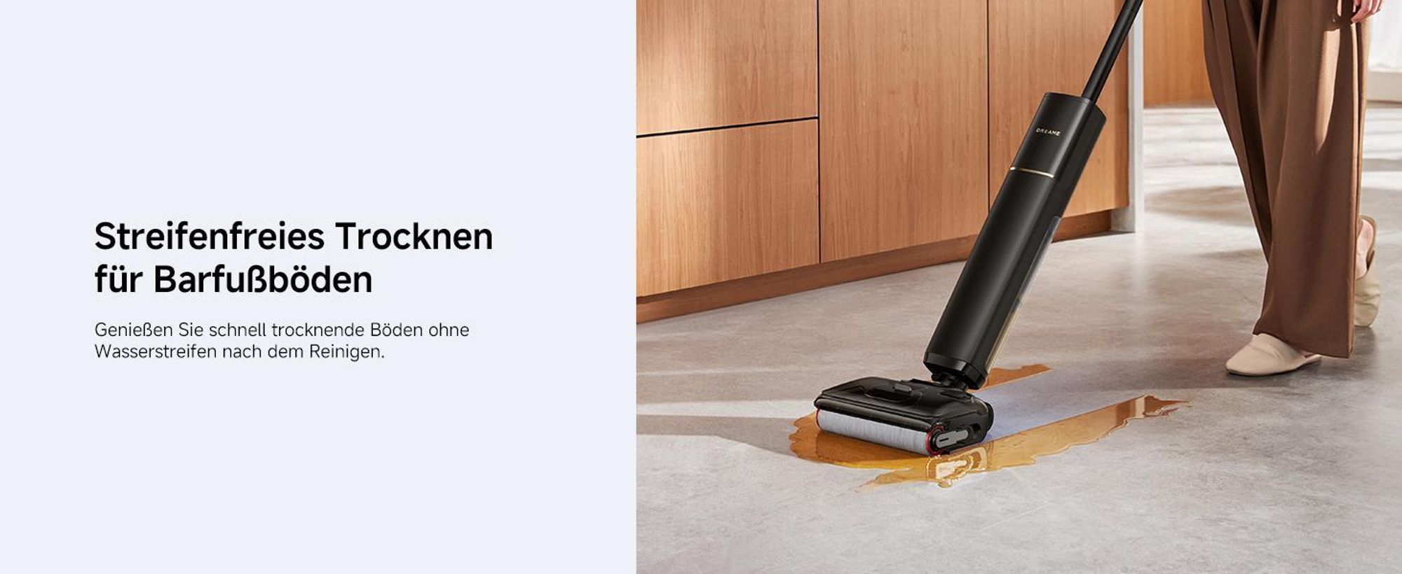 Dreame G12 Pro Flex-T Nass- und Trockensauger,23,000Pa Akku-Staubsauger,180° klappbar,entknotungsfrei,95°C Trocknung,60°C Heißwäsche,TangleCut,Schwarz
