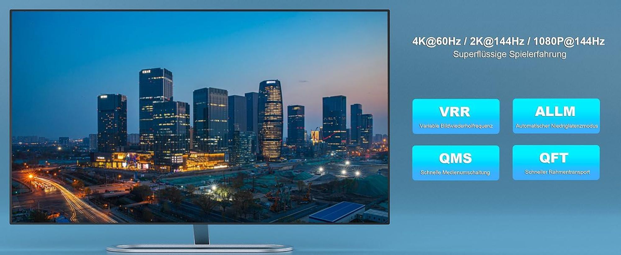 BENFEI HDMI-Kabel USB C auf HDMI Kabel 1.8m 4K 60Hz Aluminium Gehäuse