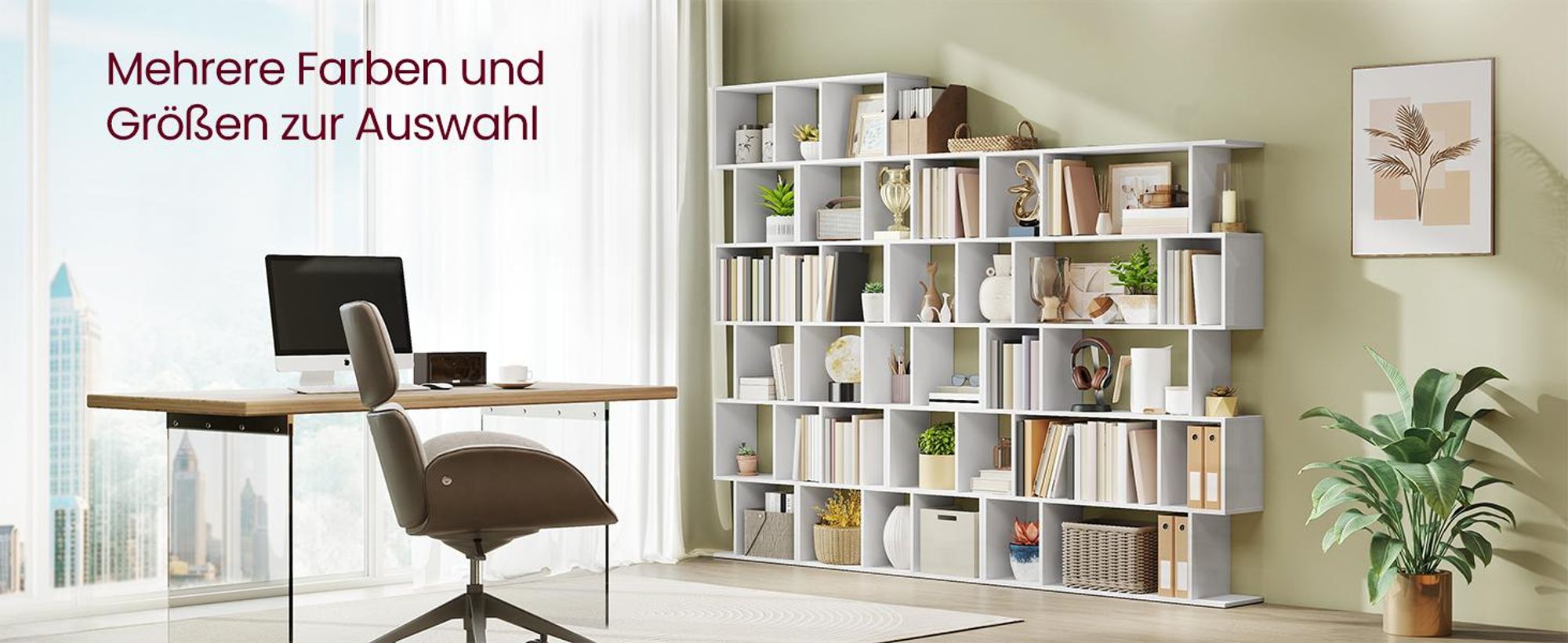 5 stöckiges Bücherregal, Regal, 24 x 40 x 159 cm, Standregal, Büroregal, freistehend