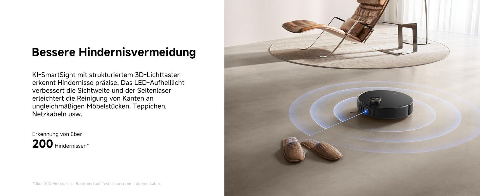 MOVA V50 Ultra Saug- & Wischroboter 24.000 Pa, FlexiRise Navigation, Warmwasser-DuoSolution, Schwarz + Extra 1 L Reinigungsflüssigkeit