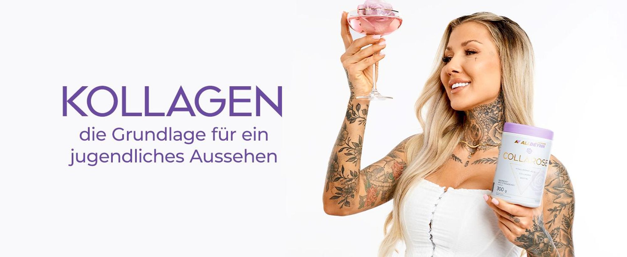 ALLDEYNN COLLAROSE 300g Mango-Passionsfrucht Kollagen Collagen Haut Haare Hyaluronsäure
