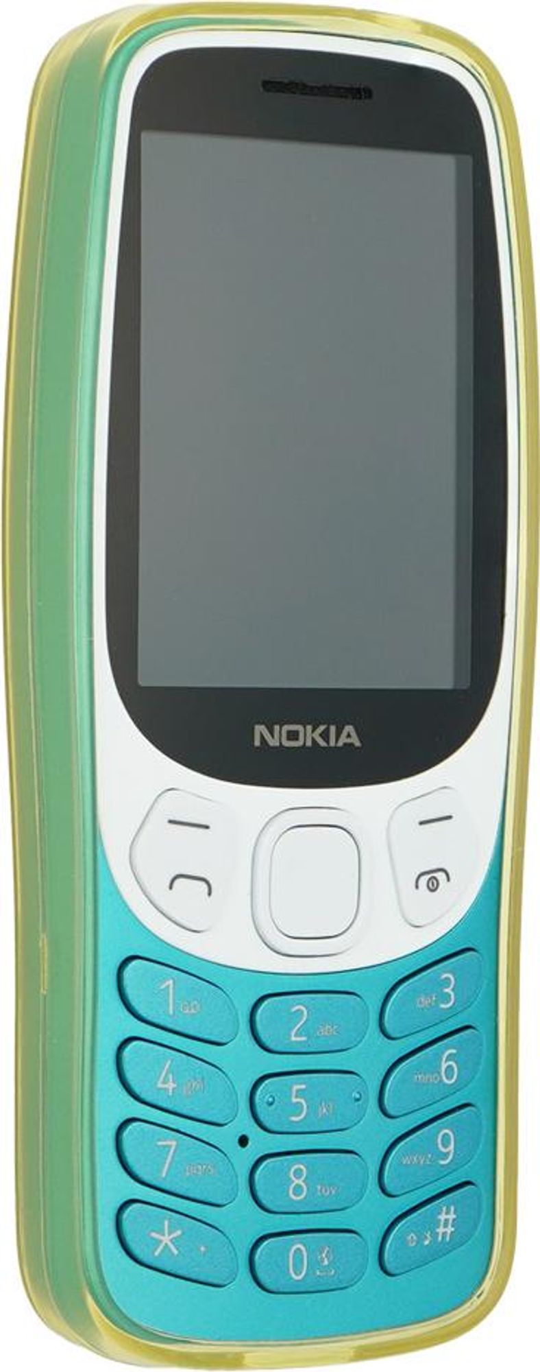 caseroxx Schutz-Hülle TPU-Hülle kompatibel mit Nokia 3210 (2024), Gummi Handy Tasche gelb Bild 4
