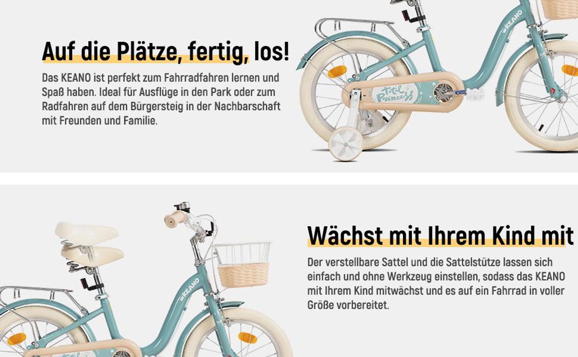 Joystar 20 Zoll-Kinderfahrrad, komplett mit Korb, Klingel, Schutzblechen und vollständig geschlossenem Kettenschutz, Rosa