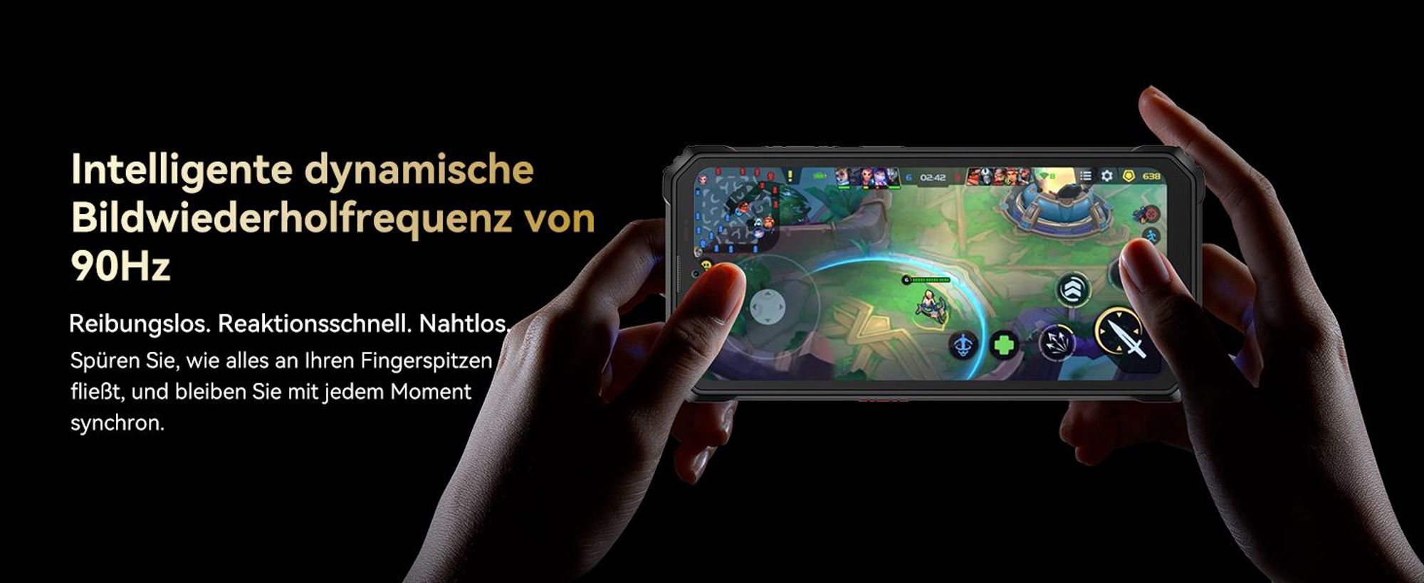 Blackview BV6200 Plus(2025) Outdoor Handy Ohne Vertrag, 11000mAh Akku Android 14 Outdoor smartphone, 24GB+256GB/2TB,98DB Lautsprecher, 6.56" 90Hz,IP69