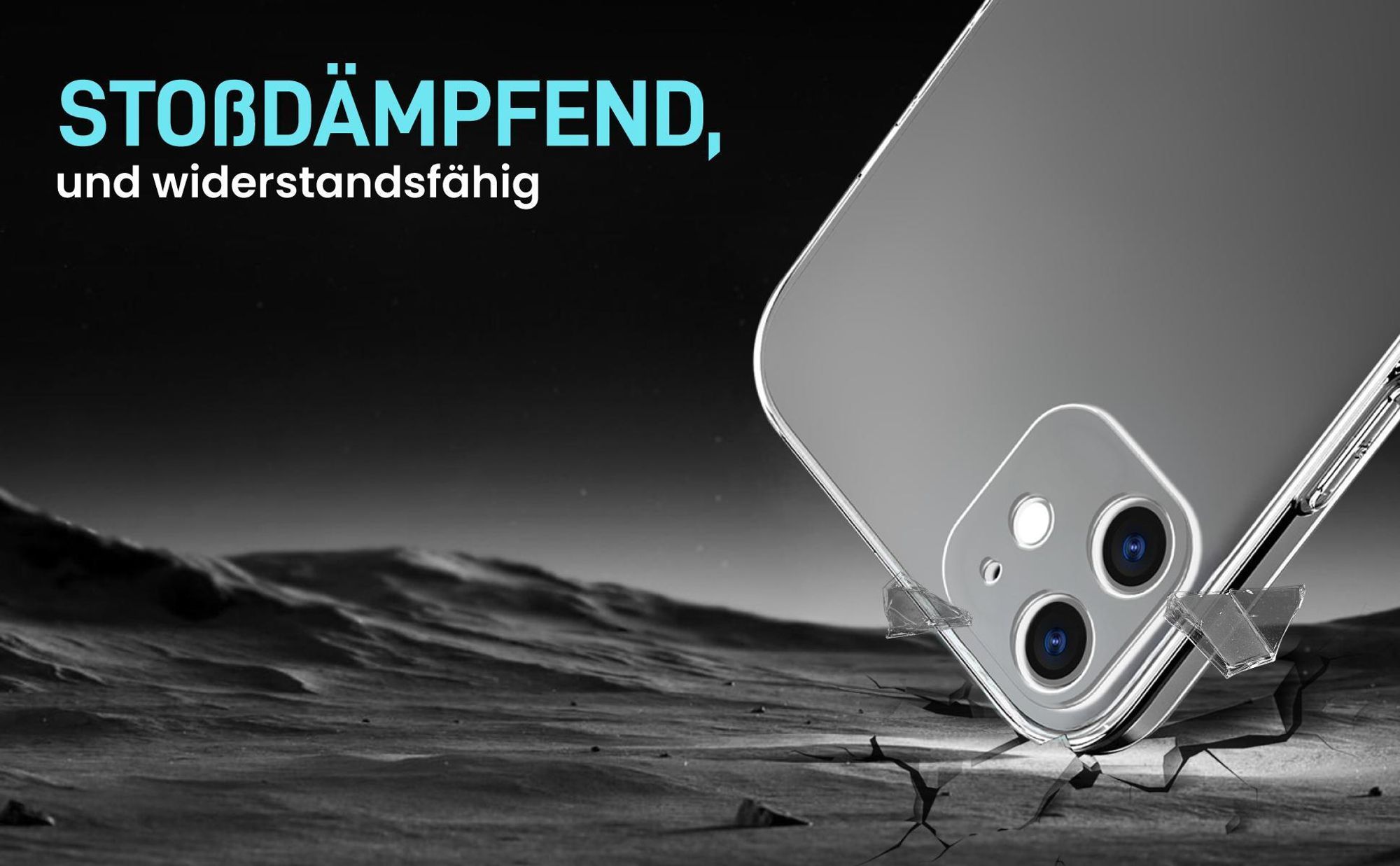Backcover für Apple iPhone 12 mini - unterstützt kabelloses Laden auch mit Hülle