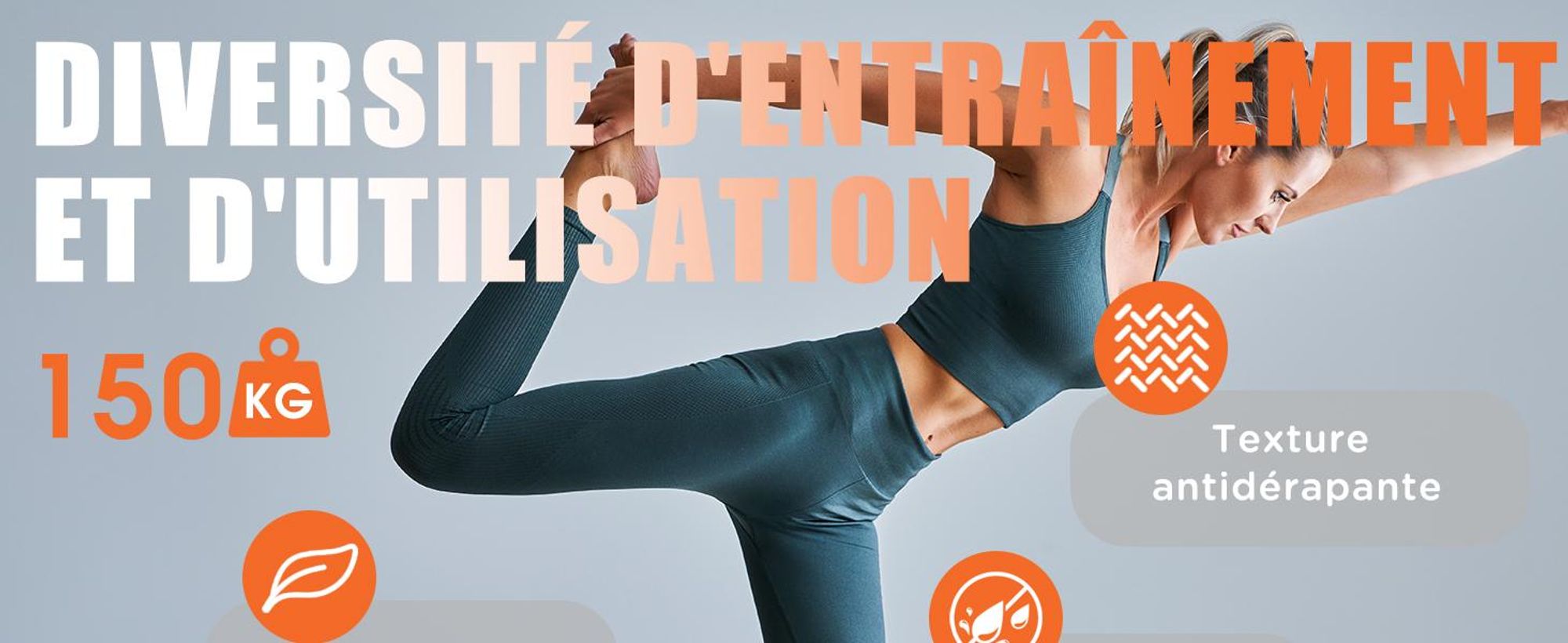 DH FitLife Balance pad XL, coussin d’équilibre fitness, entraînement stabilité et coordination, surface antidérapante, mousse TPE, noir