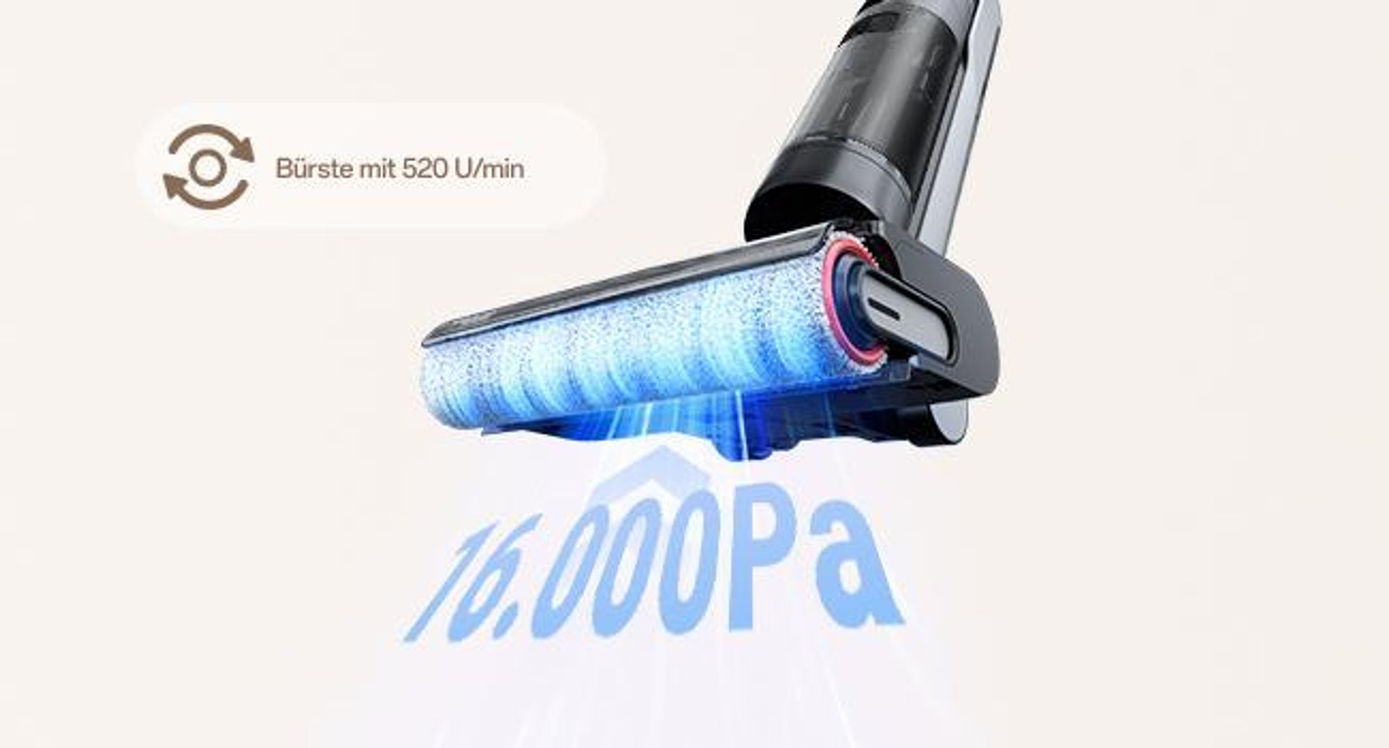 Dreame H12 Pro Ultra Nass-Trockensauger Selbstreinigungsfunktion,Schmutzerkennung,LED-Display,35min,900mL