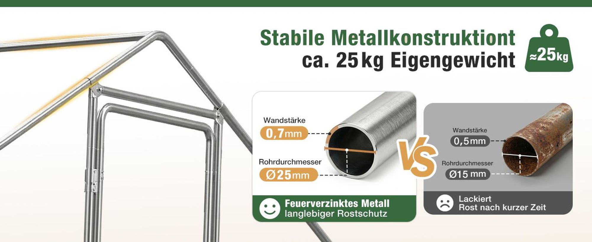 Sekey Hühnerstall Winterfest für 10 Hühner XXL Freilaufgehege Kleintierstall Voliere 2x3x2m Hühnerstall für 6 Hühner Kleintiere Schloss Freigehege