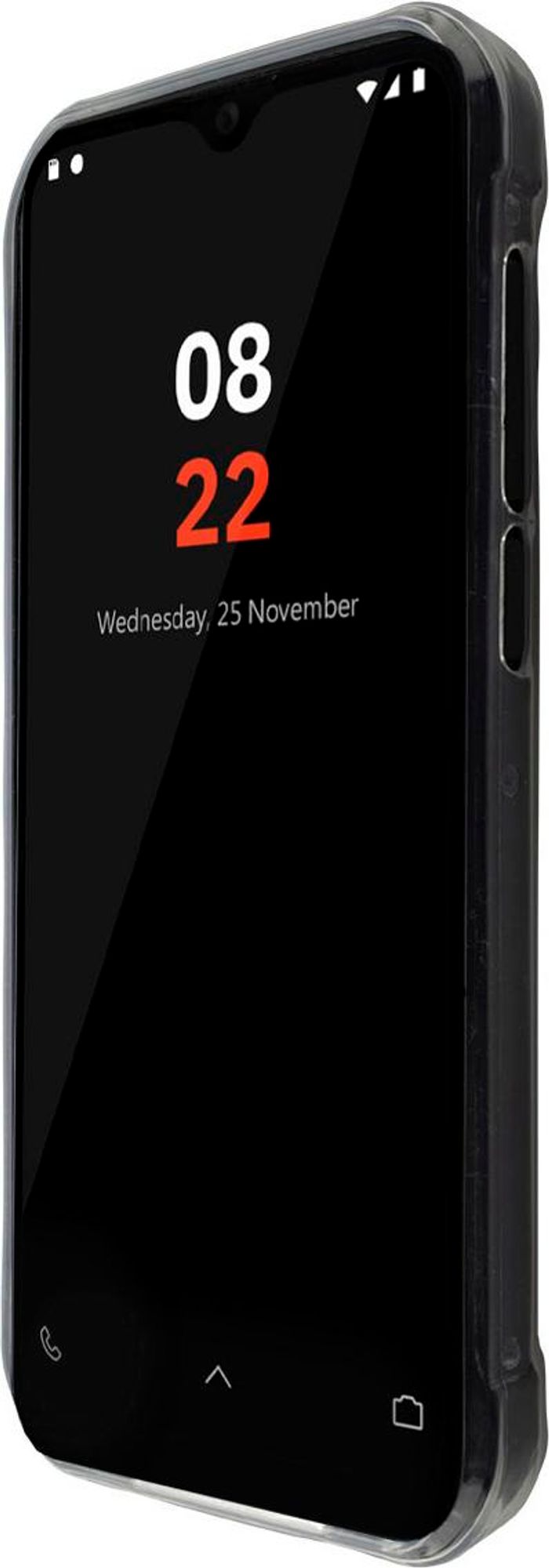 caseroxx Schutz-Hülle TPU-Hülle kompatibel mit Volla Phone X, Gummi Handy Tasche   schwarz Bild 2