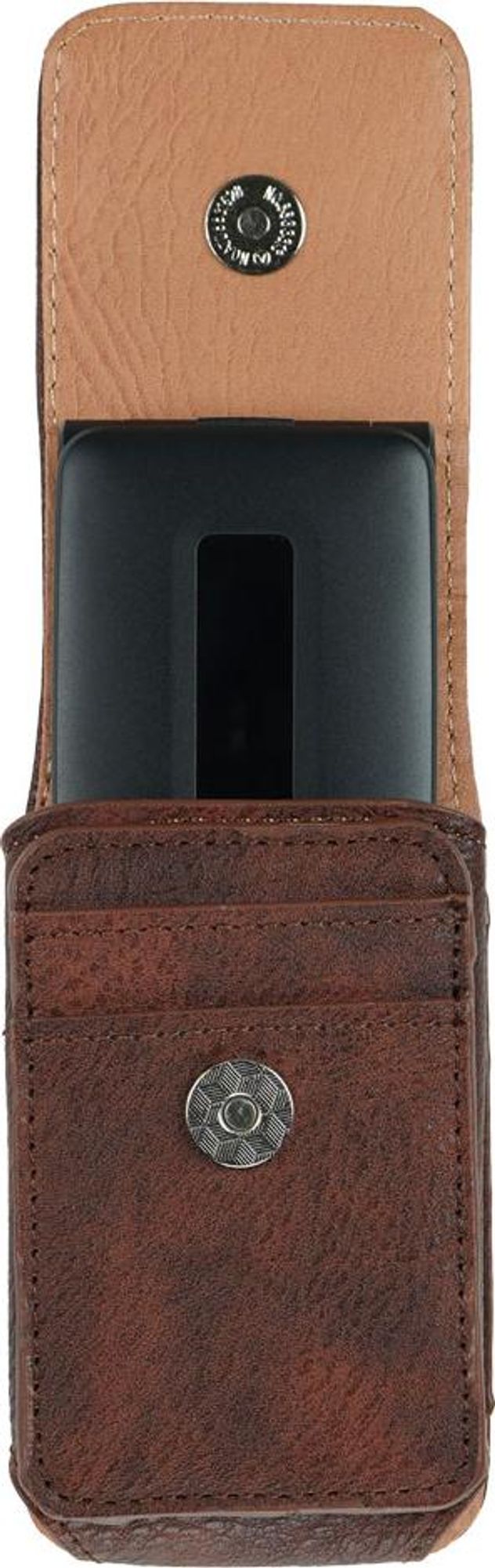 caseroxx Handy-Tasche für Senioren Mobiltelefone von diversen Herstellern - Doro - Nokia - Emporia - Beafon - SPC - etc. mit Gürtelschlaufe in verschiedenen Farben braun Bild 3