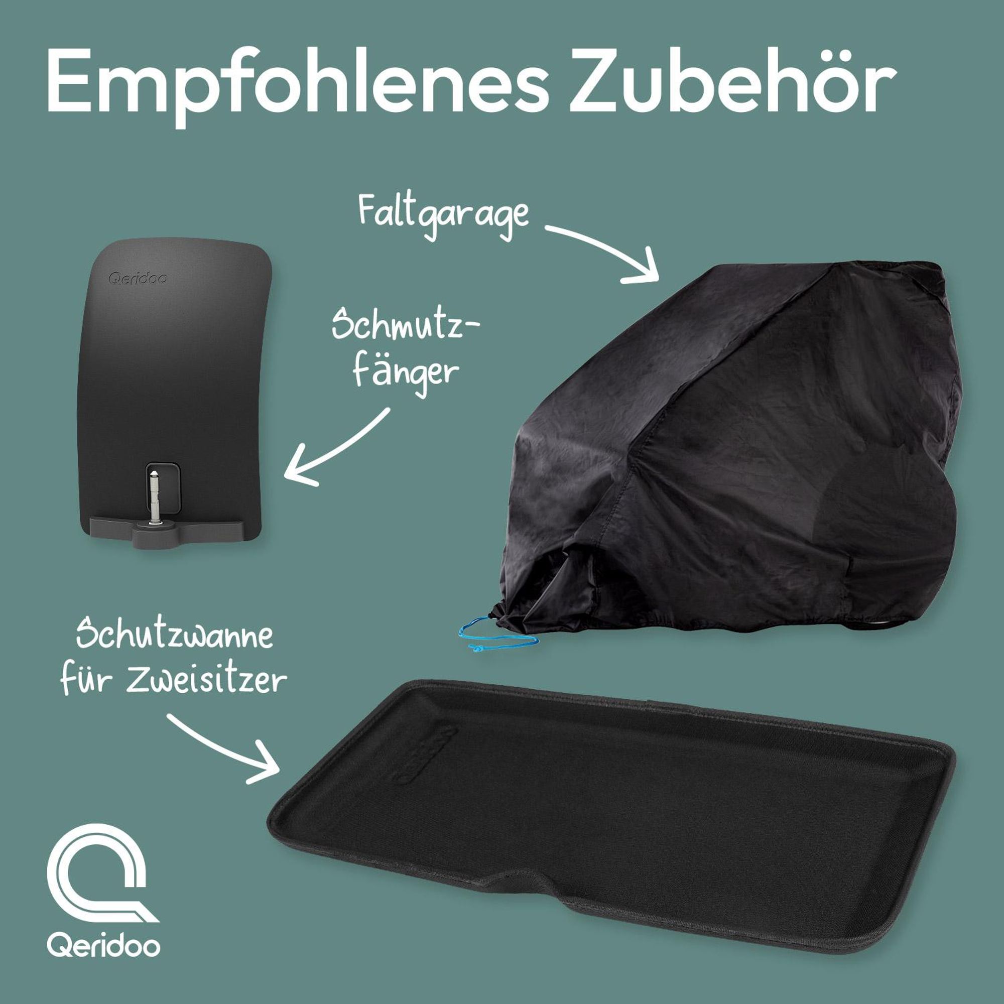 Qeridoo Schutzwanne für Einsitzer