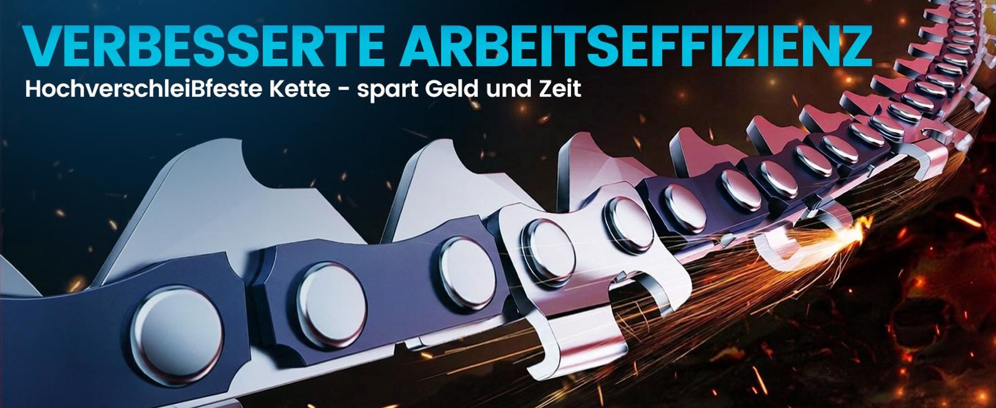 Akku-Kettensäge 6+8 Zoll Bürstenloser Mini Kettensäge mit 2x 4000 mAh Akku, 1200W Einhand HandKettensäge für Gartenscheren Holzschneidenz