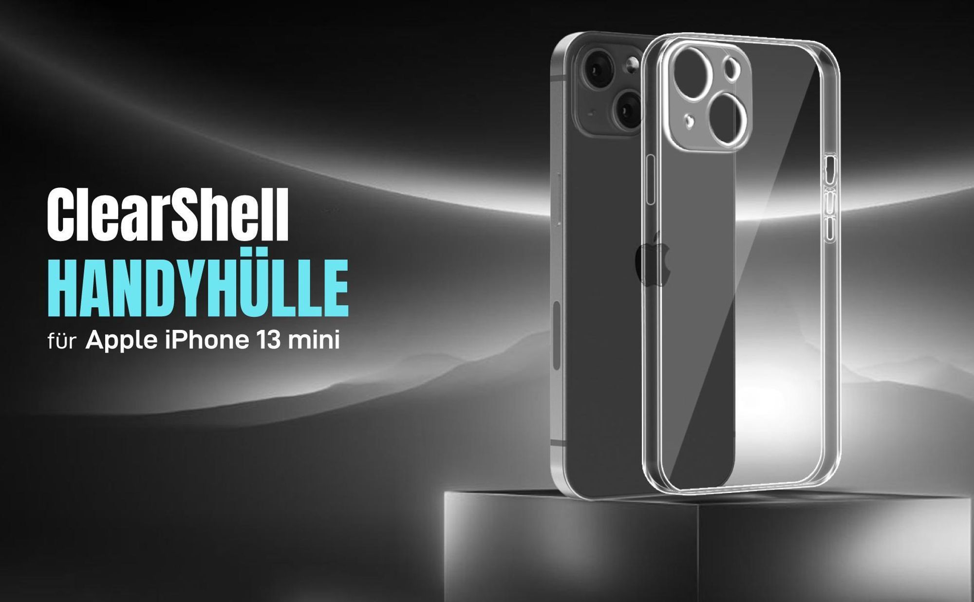 Transparente TPU Handyhülle mit optimiertem Schutz für Apple iPhone 13 mini