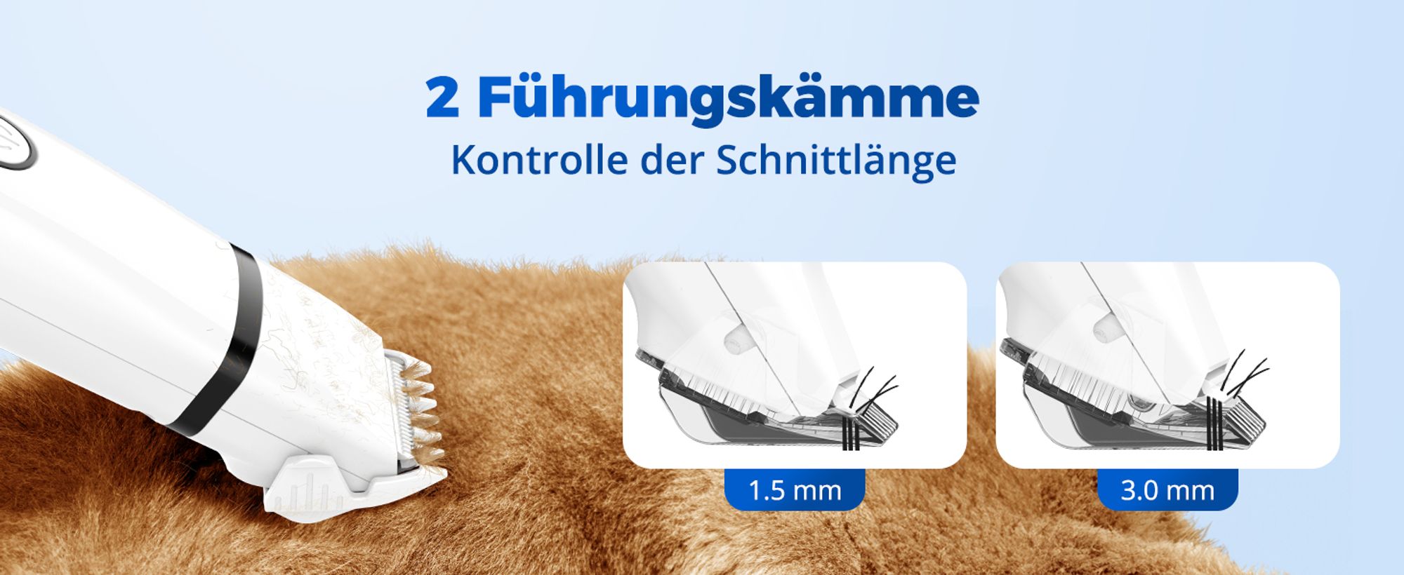 Oneisall – 4 in 1 Schermaschinen N12 für Hunde und Katzen