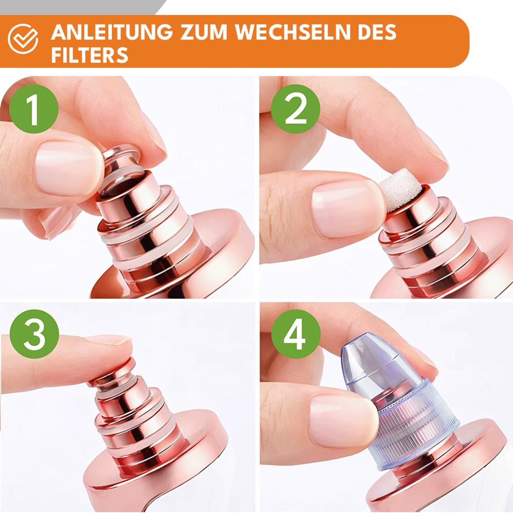 KRUMAD Mitesser Sauger 3 Stufen, Porensauger mit LED Display, 5 Aufsätze, Porenreiniger Gesicht, Mitesser Entferner, Hautreinigung Gerät