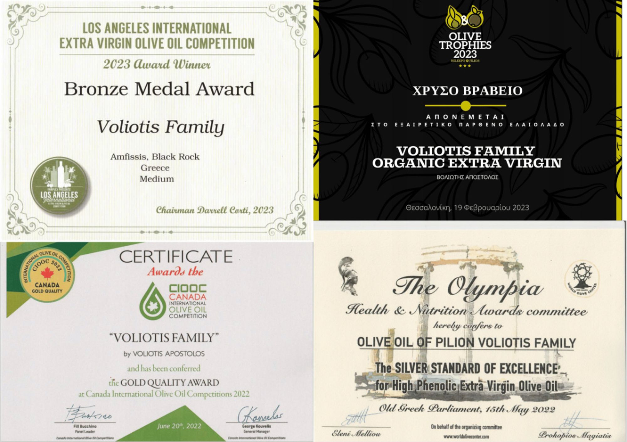 Voliotis | Oliwa z oliwek 5 L - Z zielonych oliwek - Minimalna kwasowość - Bogata w polifenole - Extra Virgin - Złoto-zielonkawy kolor - EV GREEN