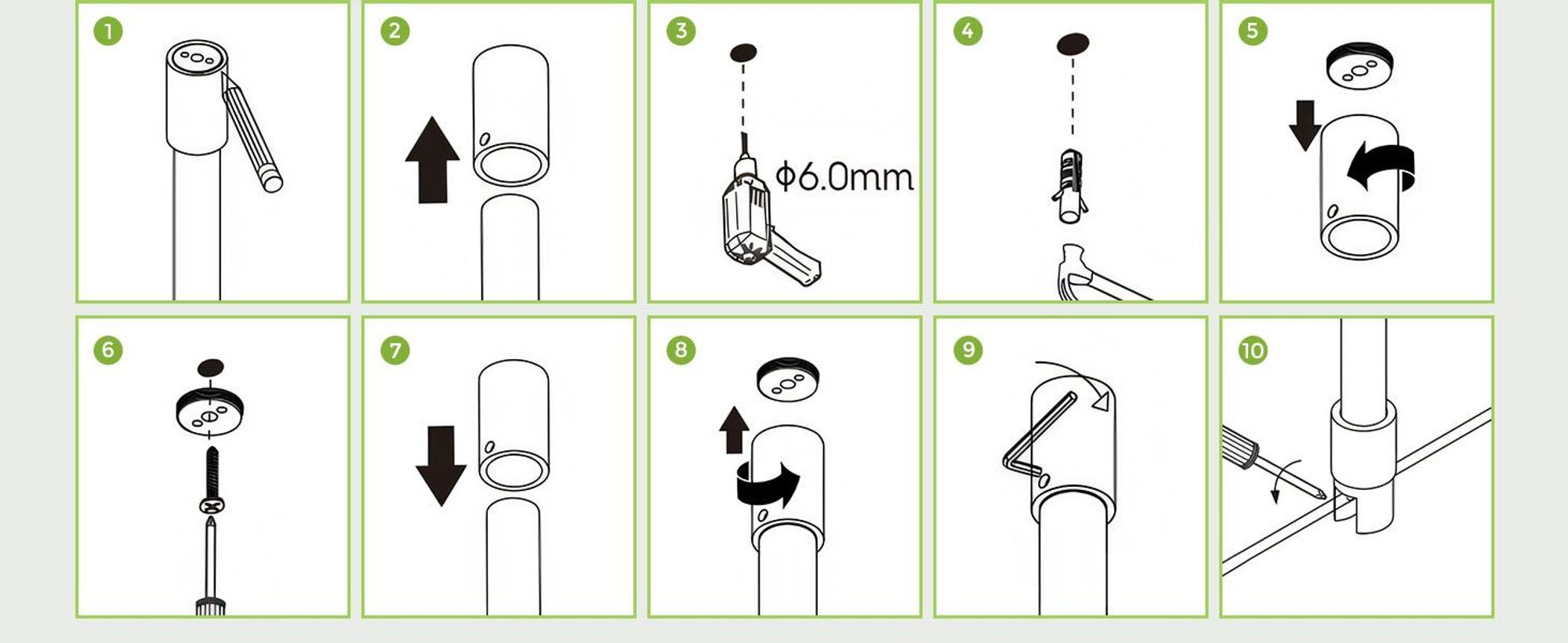 S'AFIELINA Dusch-Stabilisierungsstange aus Edelstahl, rund, verstellbar (Länge), für Glas 6–10 mm, auch für Decke, ideal für Duschabtrennungen,1 Stück