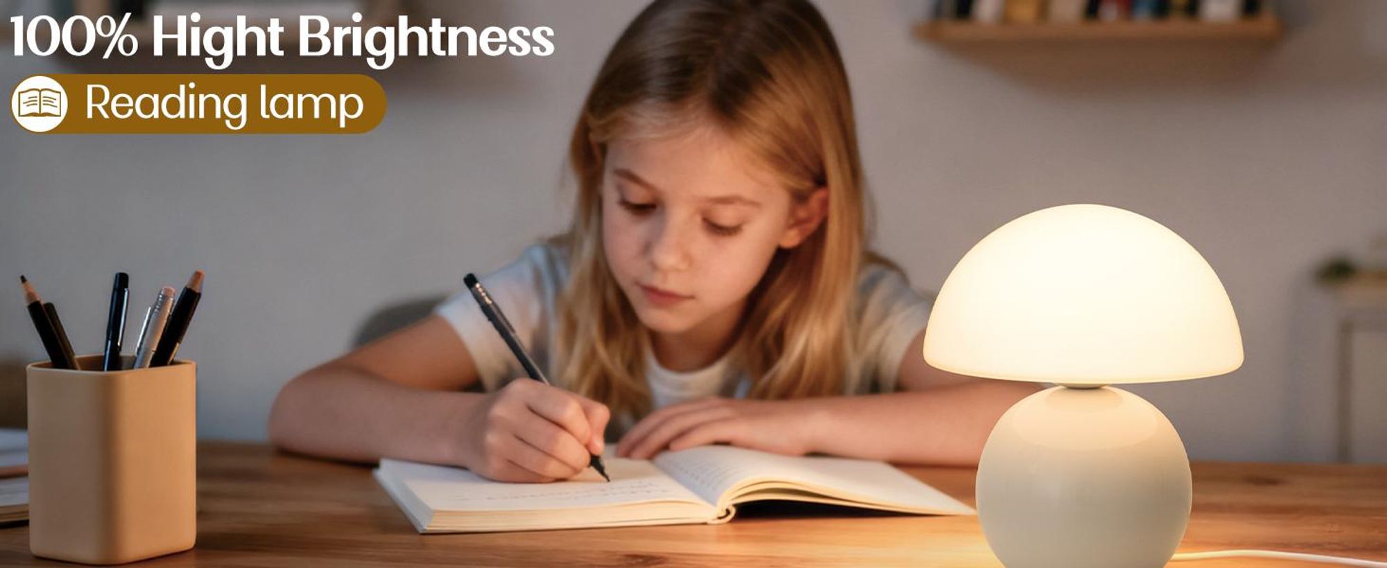 Nachttischlampe Dimmbare LED Akku Tischleuchte Touch Tischlampe Stufenloses Dimmen Tragbare USB Aufladbar kabellose lampe