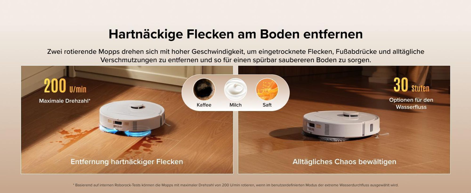 Roborock Qrevo S Pro Set Staubsauger Roboter mit Wischfunktion, 18.500Pa(Upgrade von QV 35A), Anti-Tangle System, 75 °C Heißwasser-Moppwäsche, Weiß