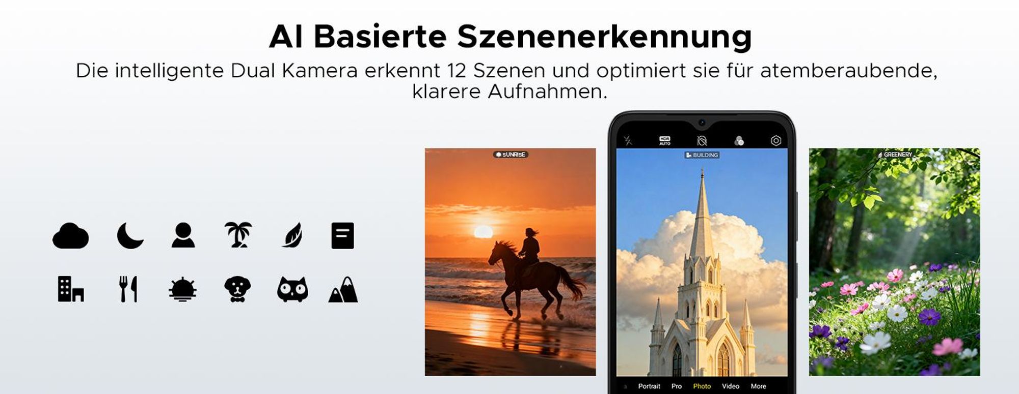 DOOGEE Note 56 Smartphone Handy, Android 16, 6,56" 90Hz HD+, 6150mAh Akku, 24GB RAM+64GB ROM, 4G Dual-SIM, 8MP, Gesichtserkennung, OTG, ohne Vertrag