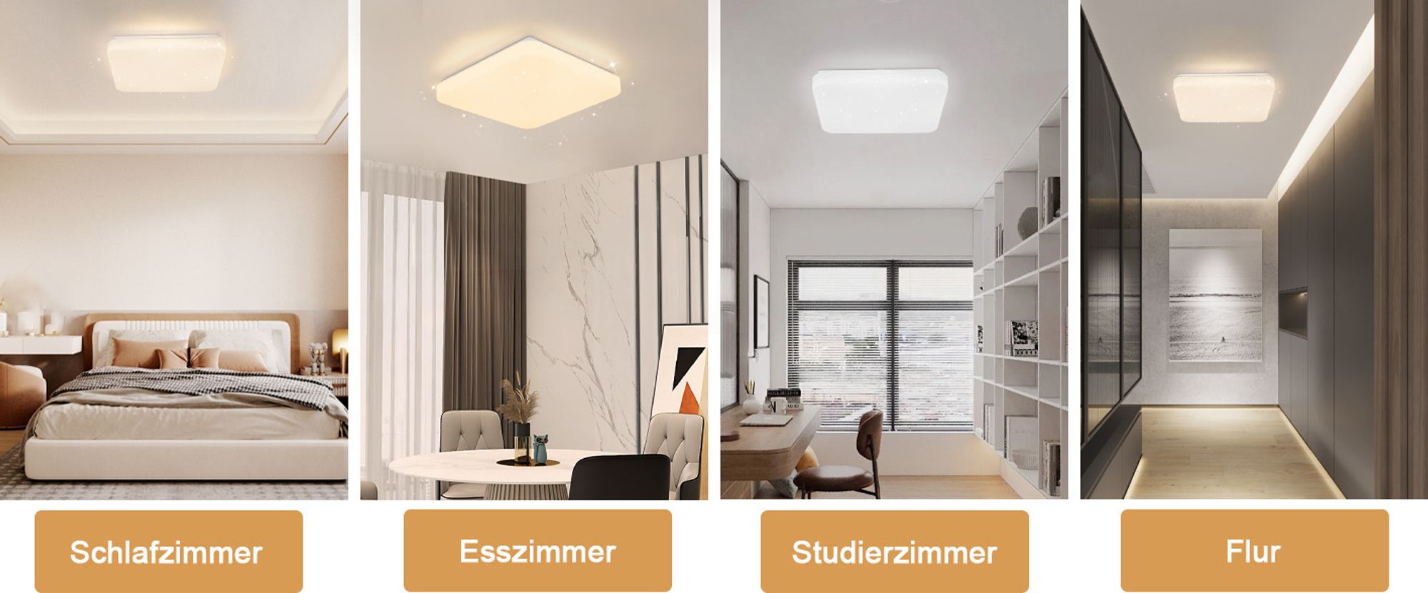Geeignet für Schlafzimmer, Wohnzimmer, Arbeitszimmer, Kinderzimmer, Küche, Flur, Esszimmer usw.