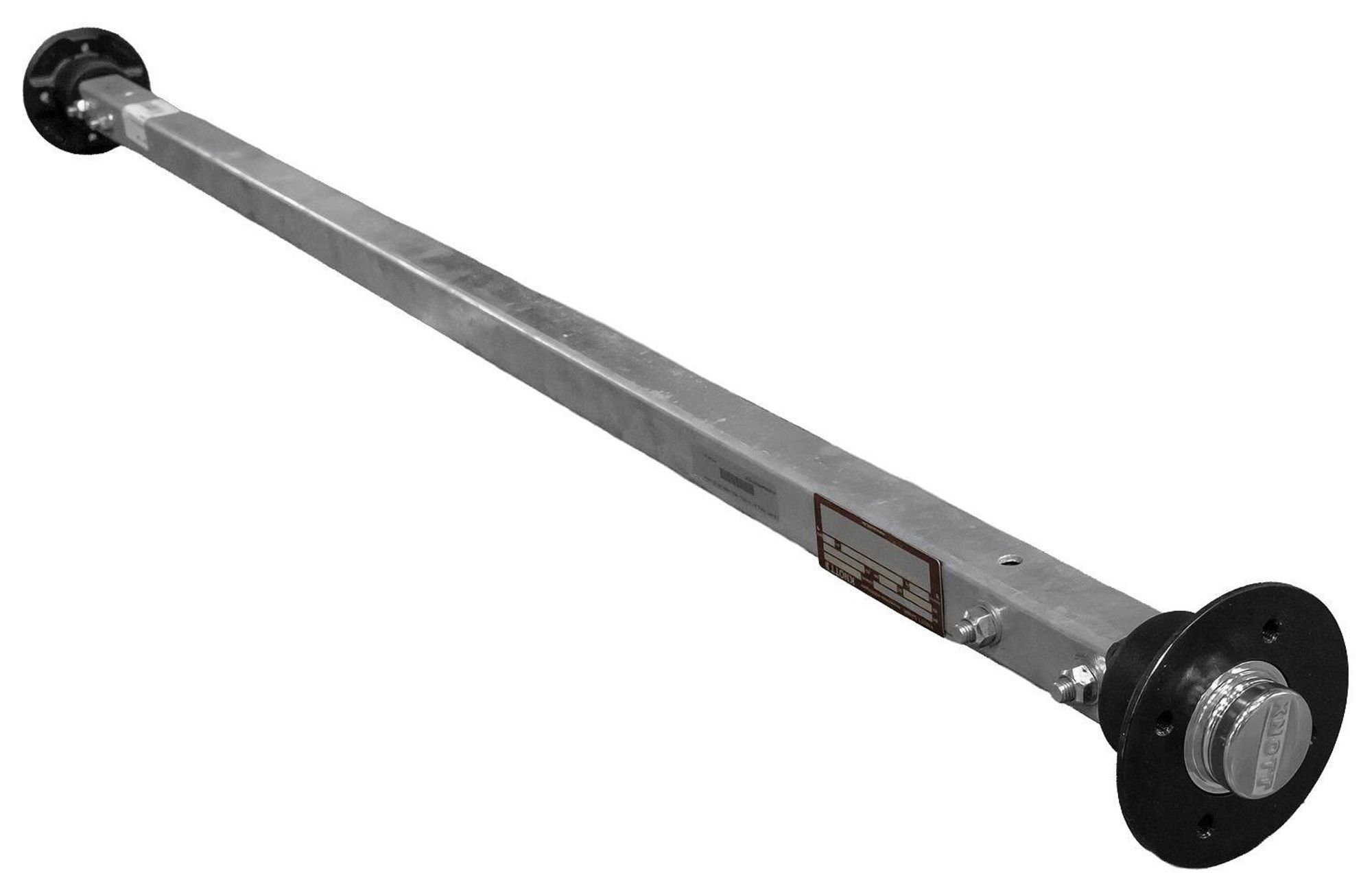 KNOTT Starrachse 750 kg mit 1480 mm Lochabstand für Pkw-Anhänger