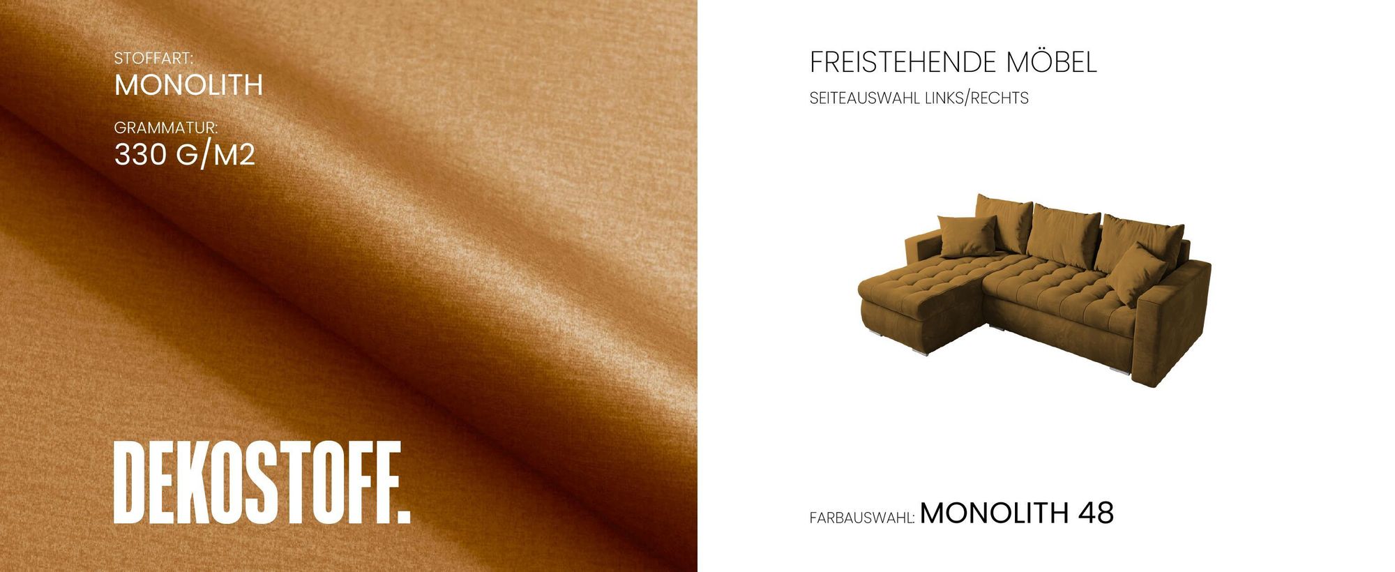 BroMARKT Ecksofa LUIS Schlaffunktion Bettkasten L-Form 238x148x88cm Dunkelgrün