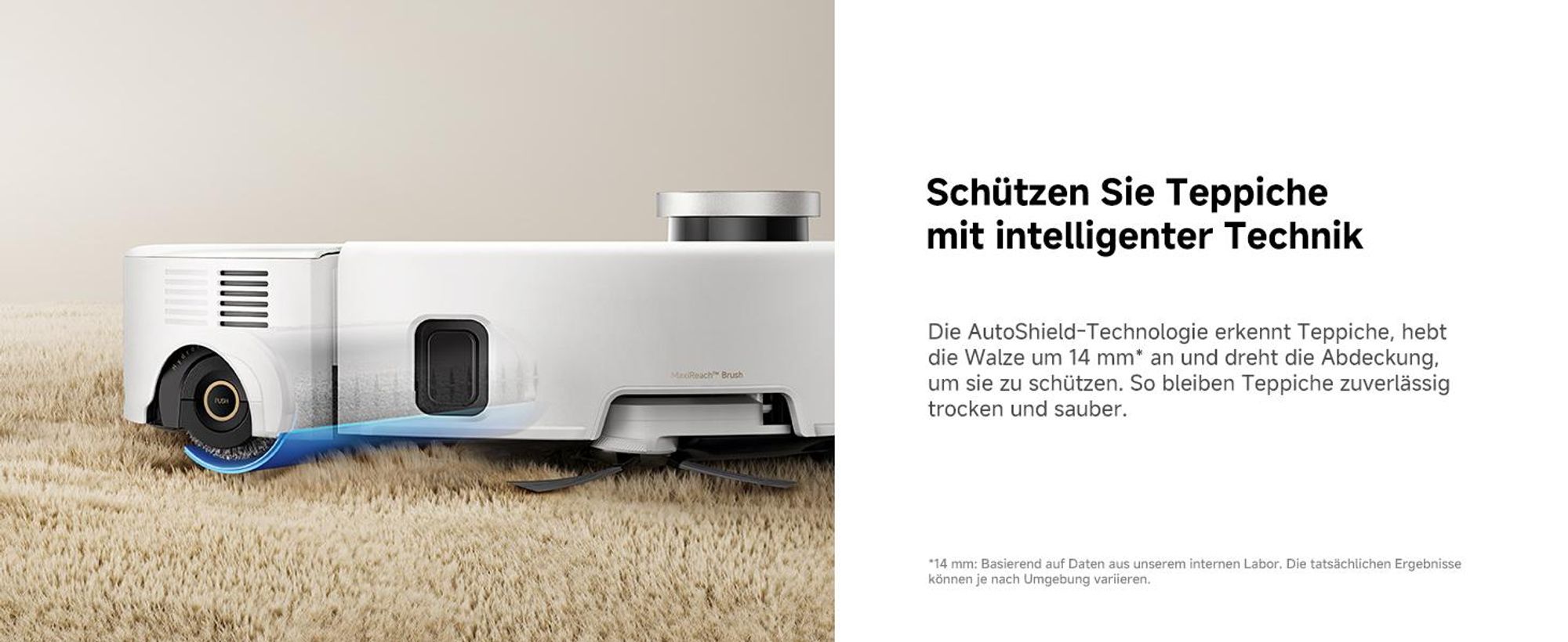 MOVA Z60 Ultra Roller Standalone – Saugroboter mit automatischer Entleerung, Selbstreinigendem Wischmopp, Präzise Navigation, Vollflächige Reinigung