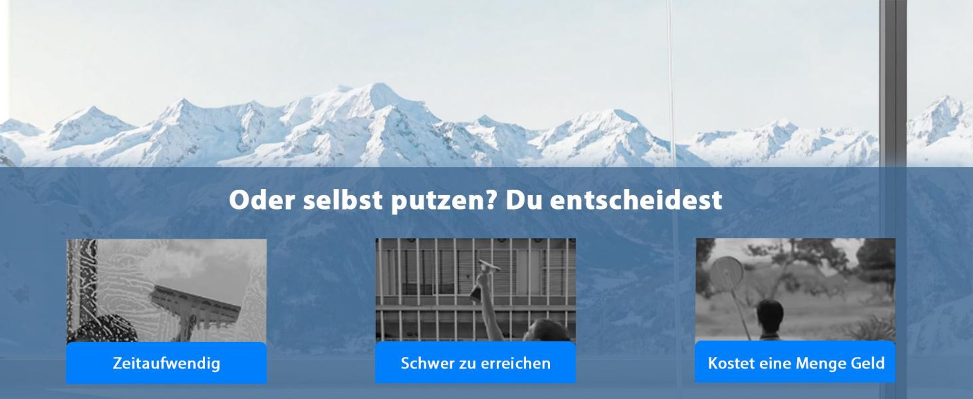 Grenintol Fensterputzroboter mit Sprühfunktion, 3800 Pa Saugleistung, intelligenter Kantenerkennung für Fenster, Spiegel und Glastüren