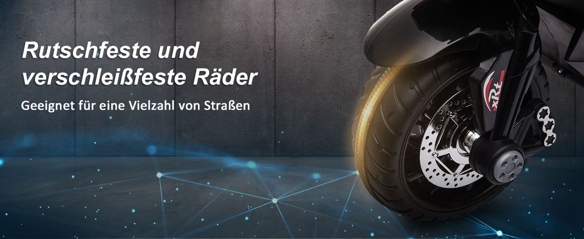 HOMCOM Kinder Elektromotorrad Kindermotorrad Kinderfahrzeug 3km/h