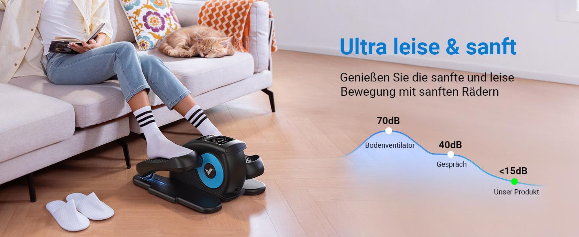 ELEKTRISCHER ELLIPSENTRAINER MINI Heimtrainer Beint Produktbild-Vorschau 9