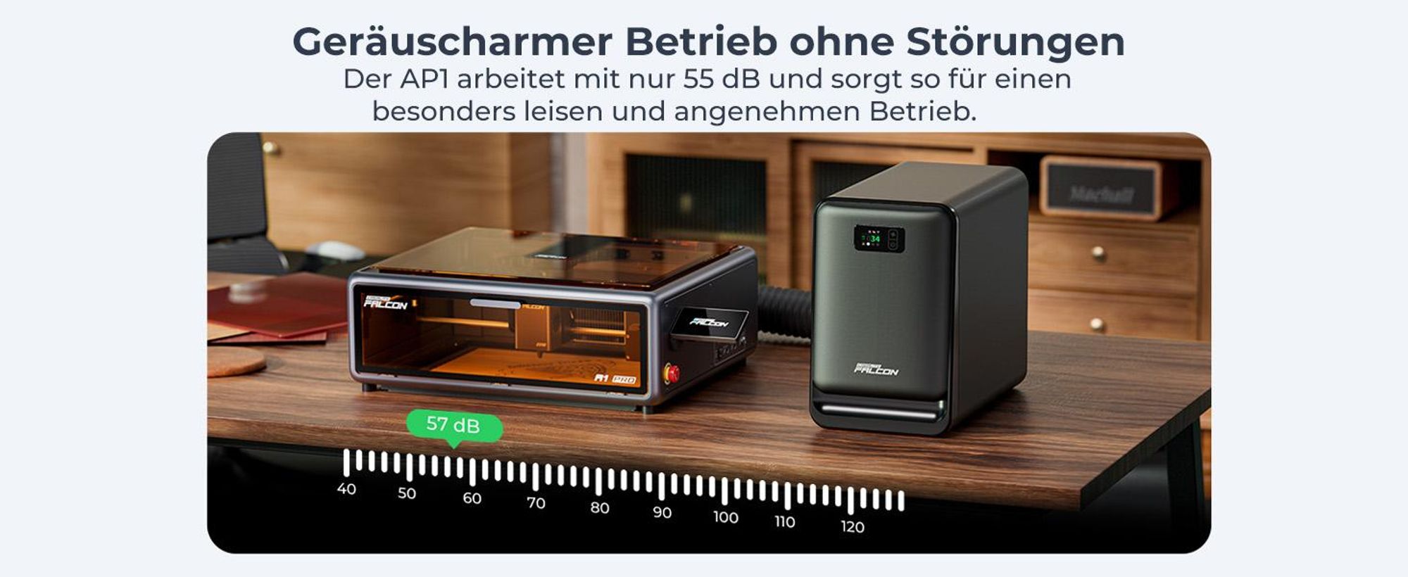 Creality Rauchreiniger: Falcon AP1 für Falcon A1/Falcon A1 Pro Maschine