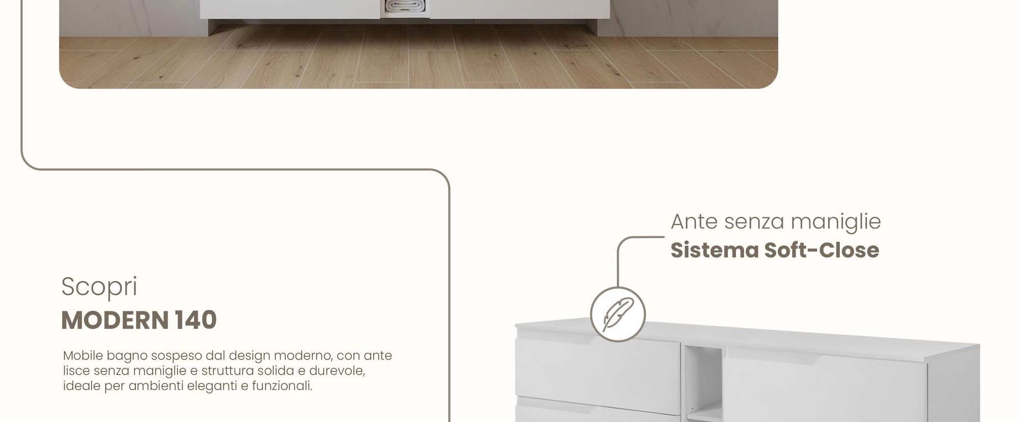 RODAN, mobile bagno, mobile sotto lavabo, mobile bagno moderno, mobili per il bagno
