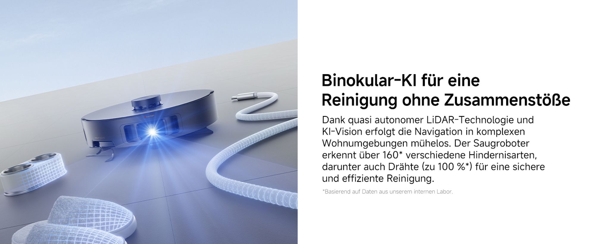 MOVA Z50 Ultra Saugroboter mit Wischfunktion, 19.000 Pa, HydroSync streifenfreies Wischen, 36 °C Selbstreinigung, Mehrfach-Schmutzerkennung, Schwarz
