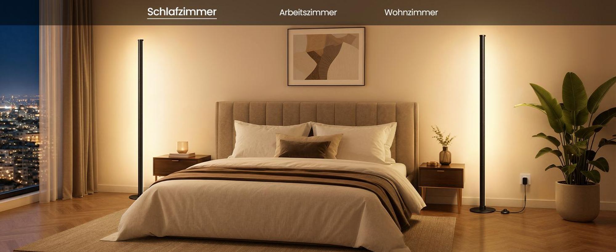 VASAGLE LED Stehlampe Dimmbar für Wohnzimmer 3000K Warmes Licht 18 x 18 x 139,4 cm Schwarz