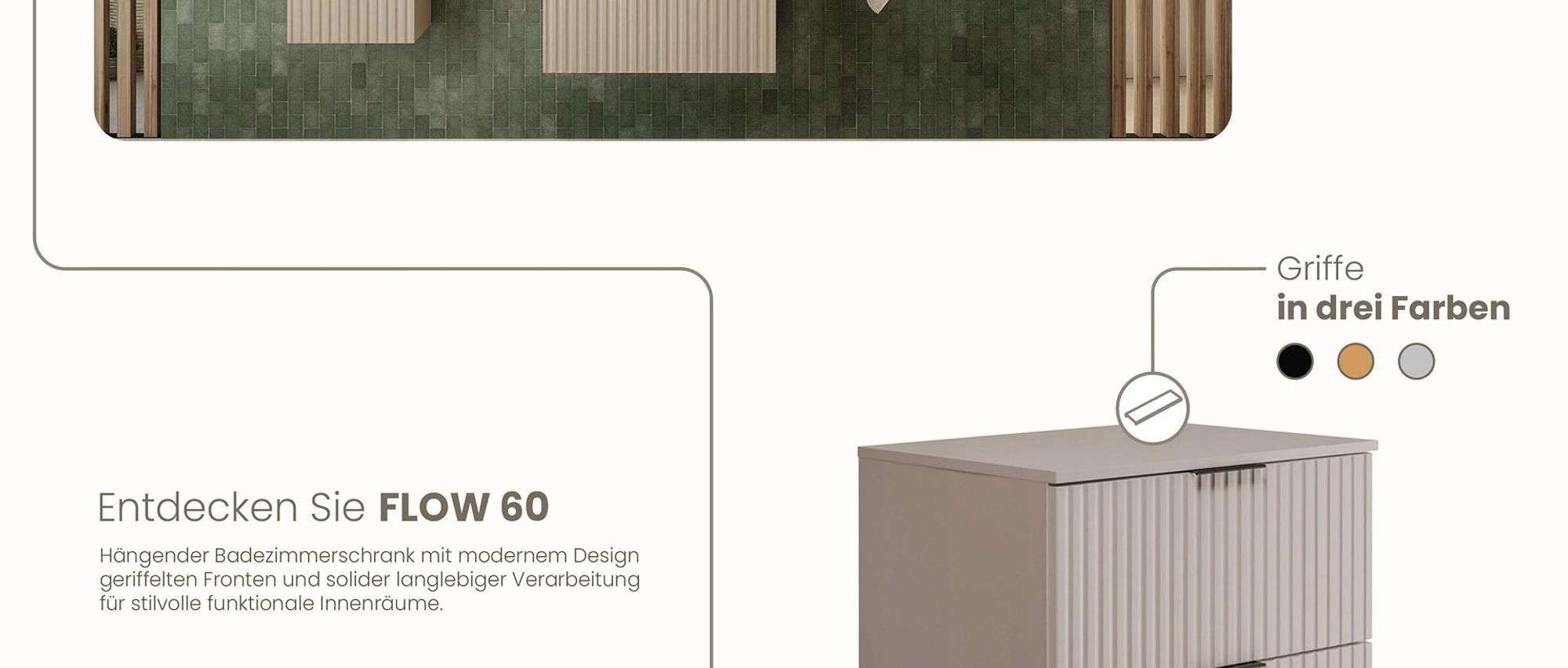 Badmöbel, Waschbeckenunterschrank, Badezimmerschränke, RODAN, Badschrank, Waschbecken, Bad