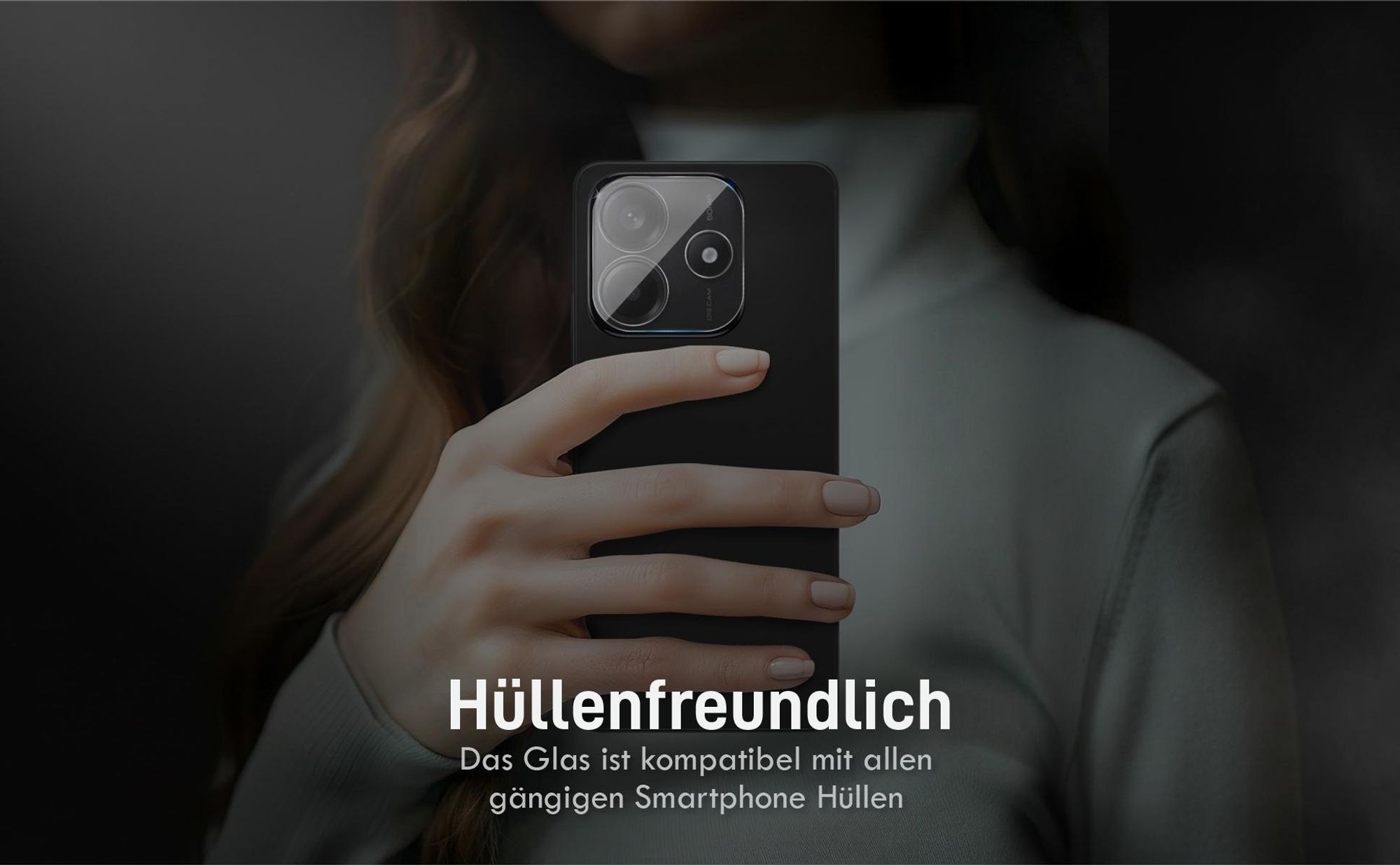 4x 9H Schutzglas (2x Kamera + 2x Display) Xiaomi Redmi Note 14 5G in passgenauem Design