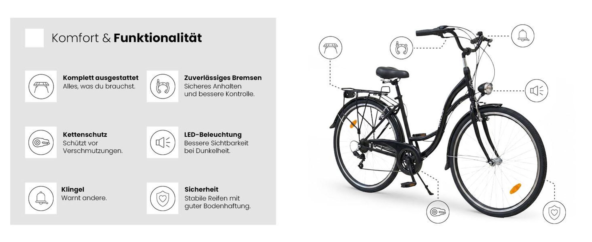 Damenfahrrad