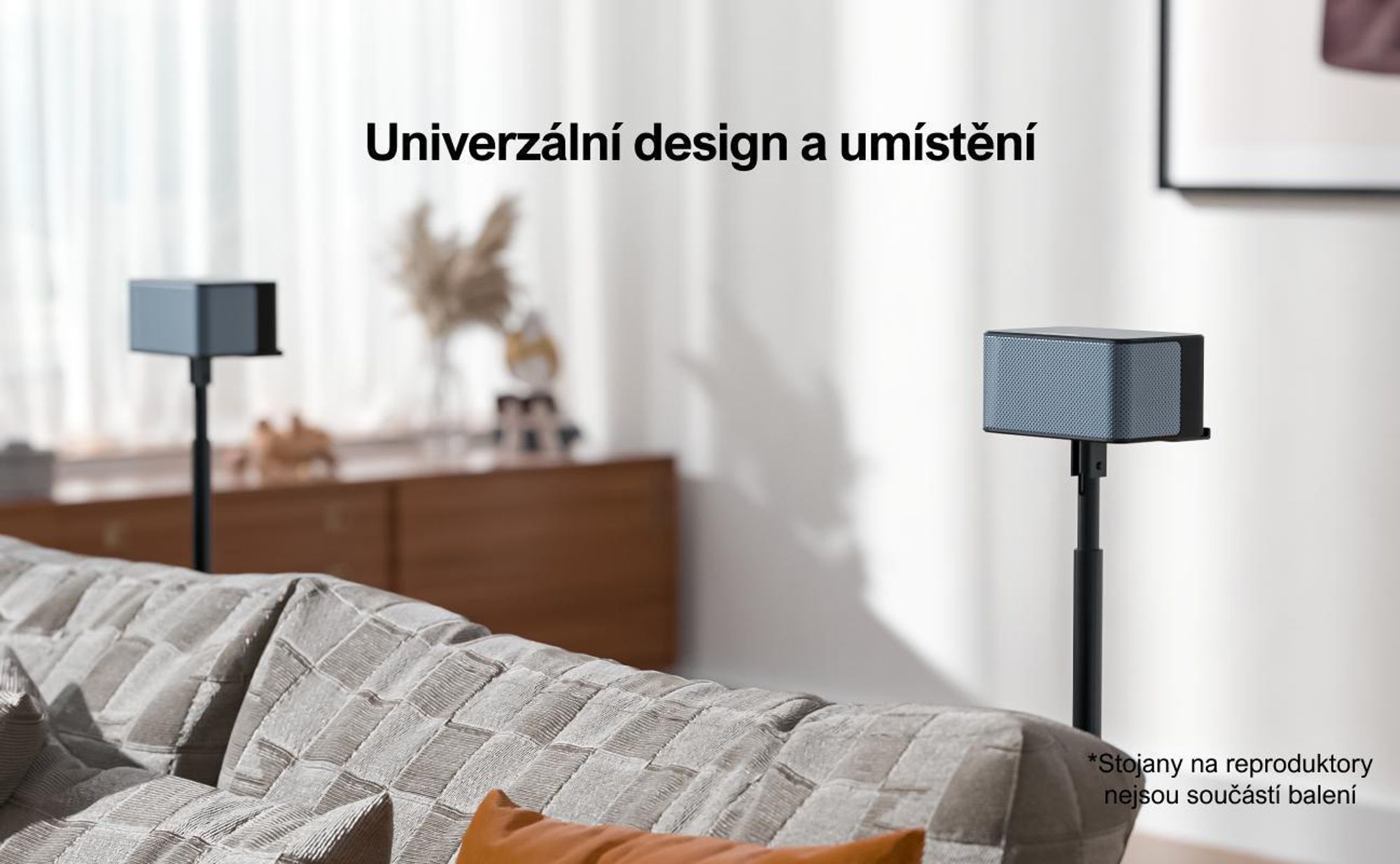 ULTIMEA 5.1 Surround Soundbar, 3D virtuální prostorový zvukový systém, Soundbar s nastavitelnými basy, subwooferem a zadními reproduktory