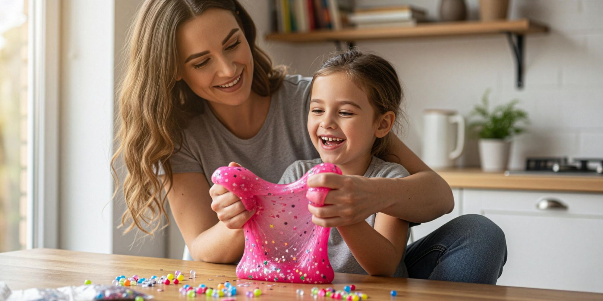 Slime Set XXL 126-teilig für Kinder, Giga Schleim selber machen DIY Kit, 28 Farben & Glitzer, Bastelset Experimentierkasten, EVI TOYS Giga Slime