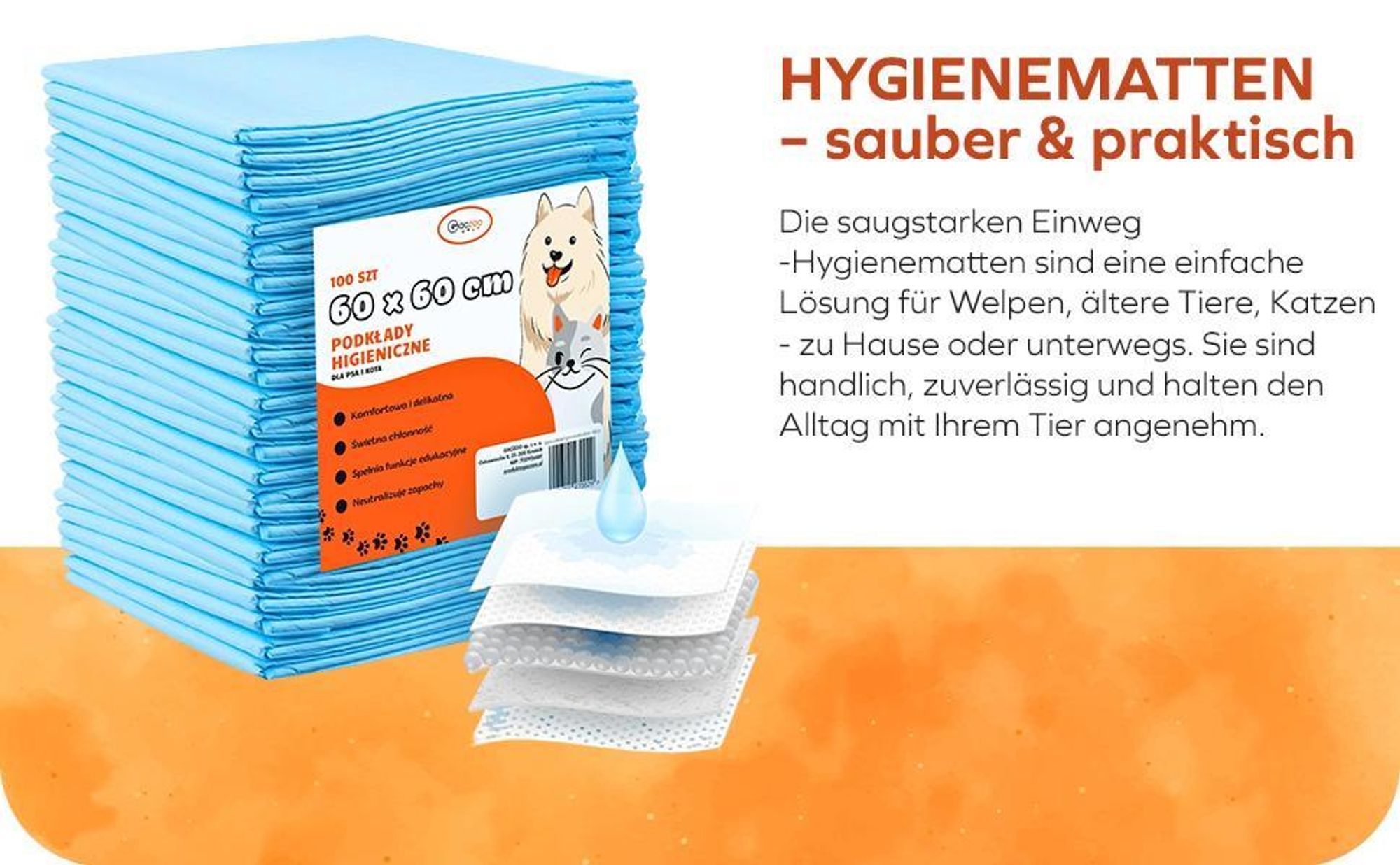 Gaczoo, Hühnerfüße Kauartikel für Hunde, Hundeleckerli Getrocknet Hund, 500g