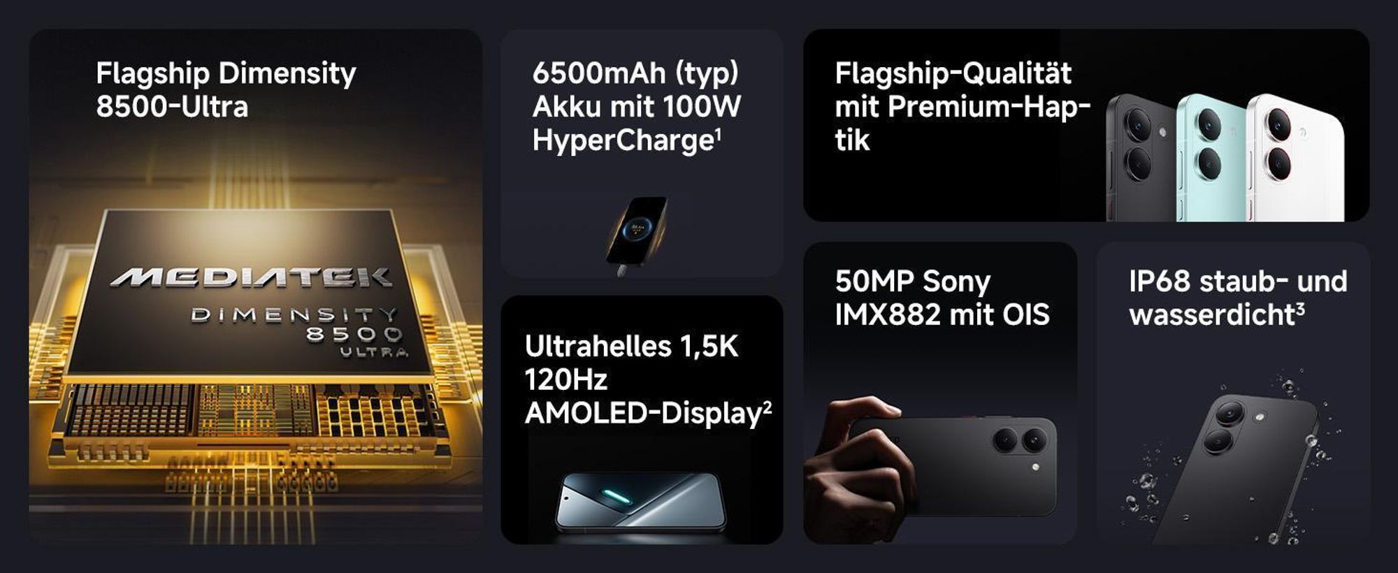 Xiaomi Poco X8 Pro 5G Smartphone 8GB/256GB Weiß(White) Dual-SIM