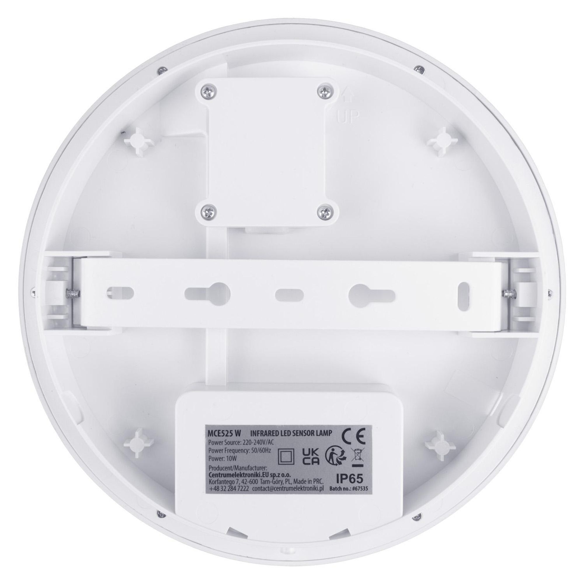 LED-Lampe mit Bewegungssensor Maclean PIR-Sensor Farbe Weiß 10 W IP65 1000 lm neutrale Farbe MCE525 W