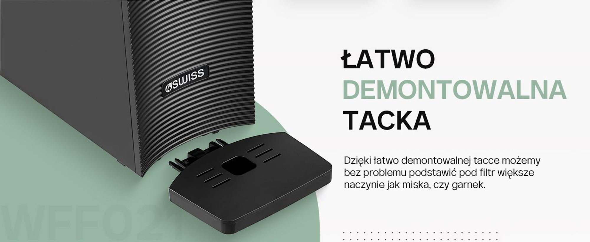 Domowy system filtrowania wody Przepływowy 4Swiss ZESTAW