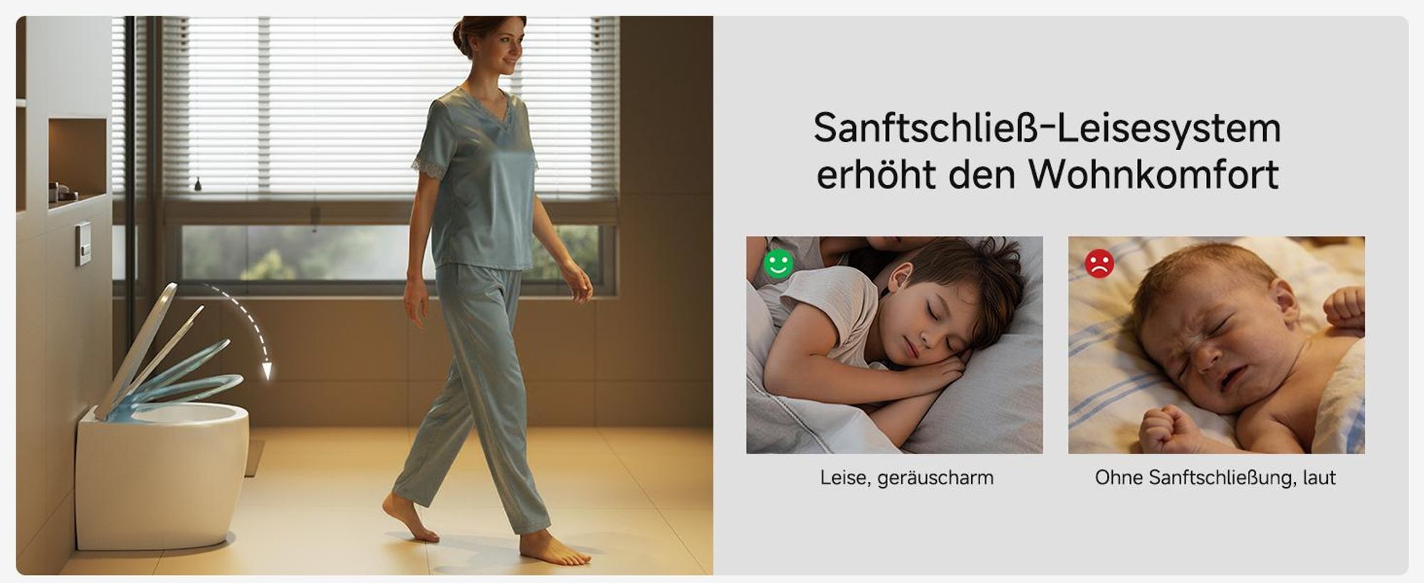Toilettendeckel O Form WC-Sitze, Schwerer Toilettensitz mit Absenkautomatik Weiß, Klobrille abnehmbar, einfache Montage, Vollummantelt, Duroplast