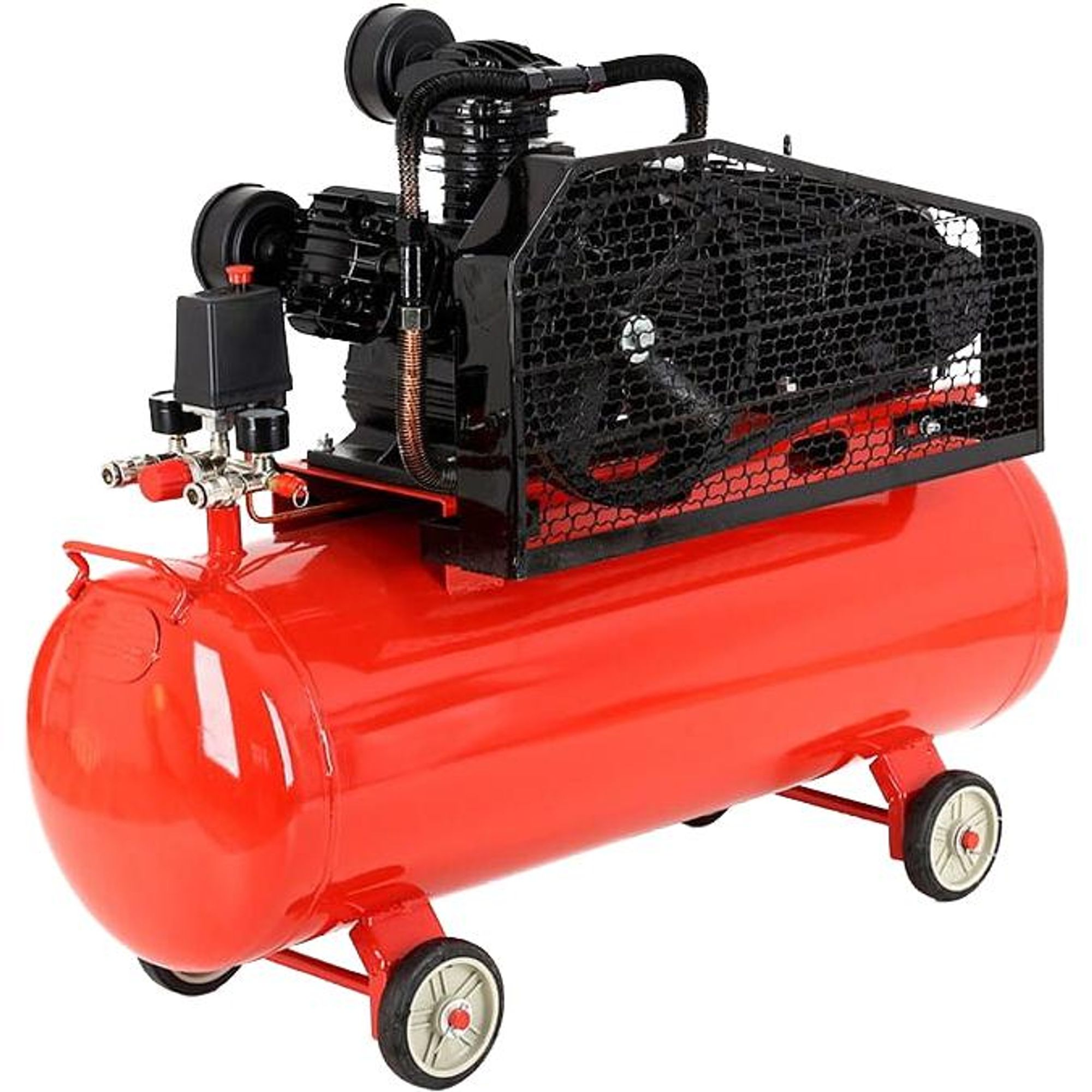 KRAFT&DELE | Druckluftkompressor Kompressor, 200L, 3 Kolben, 400V, Keilriemenantrieb, Luftkompressor, Compressor