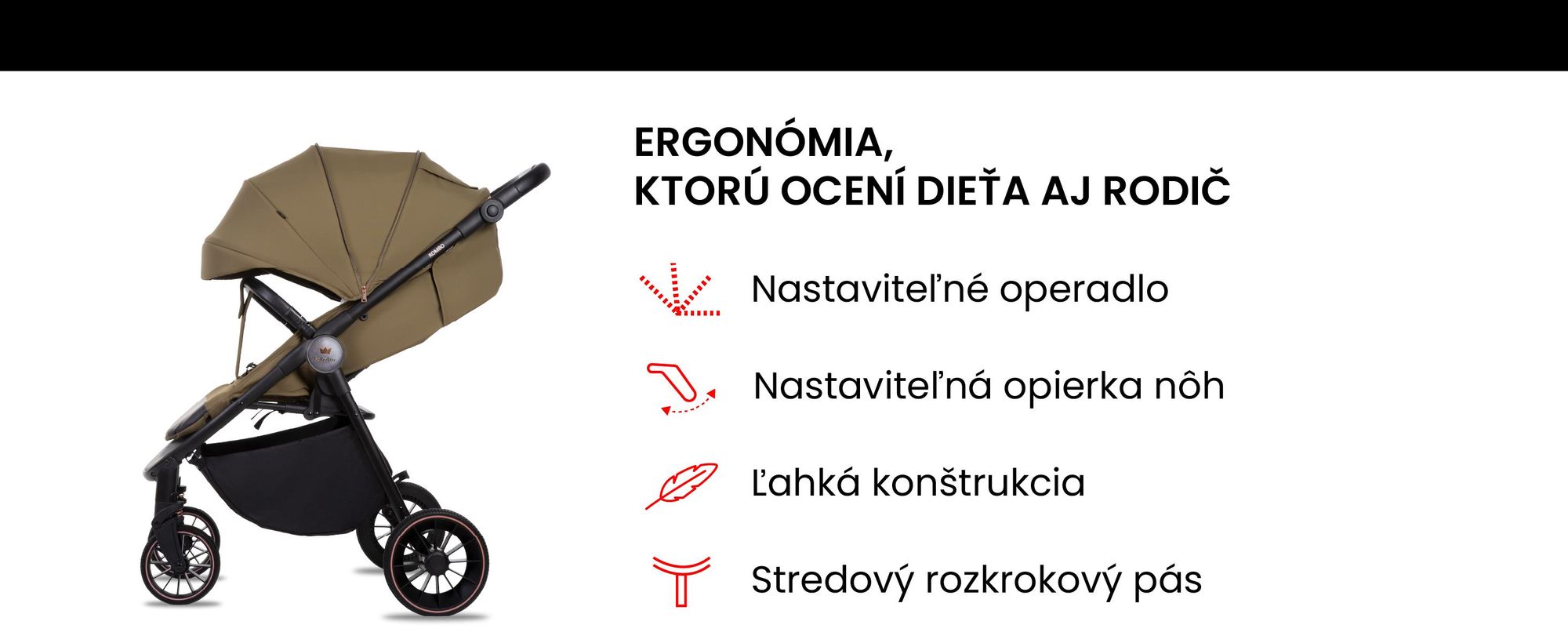 Babylux Detský Kočík Buggy ROMBO – Cestovný Kočík S Funkciou Polohovania, Farba: Pink Cestovný Detský Kočík, Malý, Ľahký, Teleskopická Rukoväť, Kompaktne Skladateľný