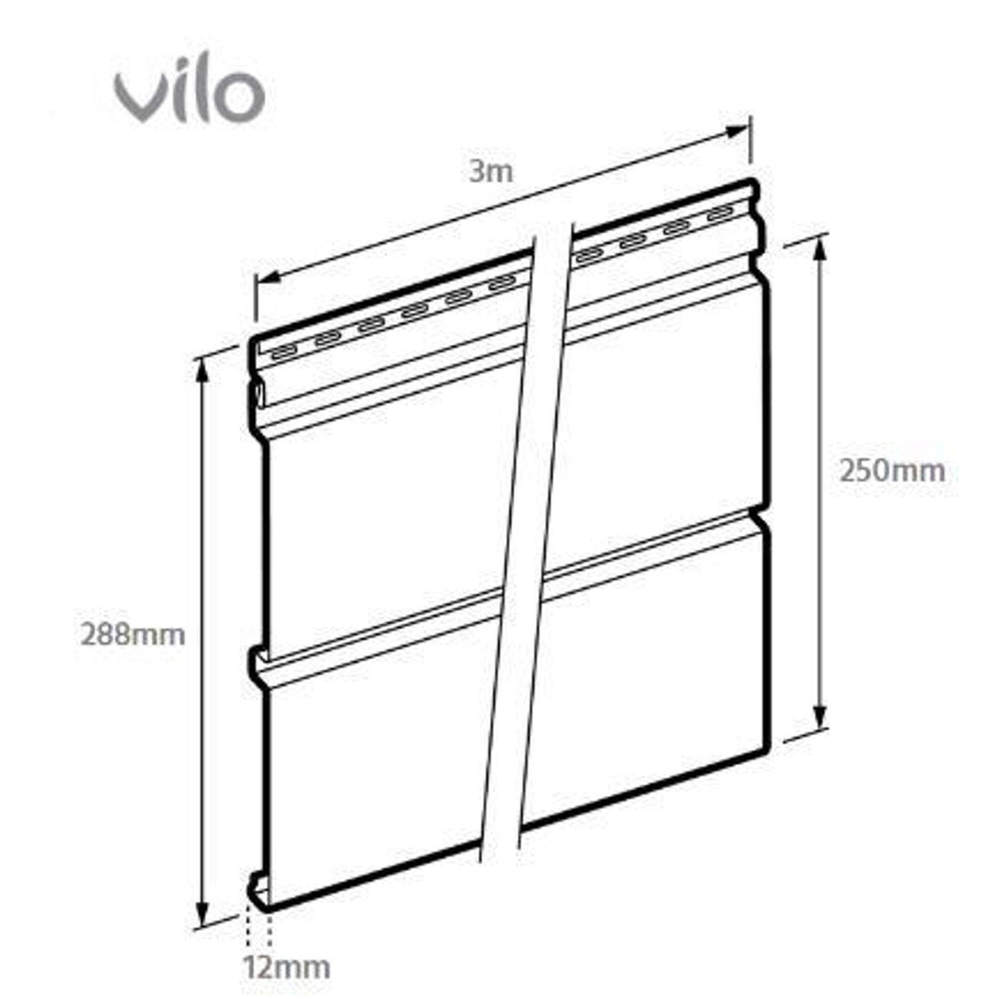 VILO Kunststoffpaneele SVP-05 - Deckenpaneele für Innen und Außen - Wandverkleidung Holzoptik - Witterungsbeständig - Länge 3M - Goldene-Eiche
